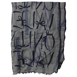 Valentino-Valentino Printed Scarf in Multicolor Modal-Other,Python print