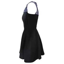Maje-Maje Pleated Sleeveless Mini Dress in Black Polyester-Multiple colors