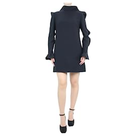 Valentino-Schwarzes Kleid mit Muschelbesatz – Größe IT 44-Schwarz