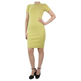 Gucci-Yellow short-sleeved crewneck dress - size S-Yellow