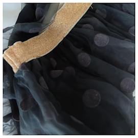 Petit Bateau-Skirts-Black,Golden