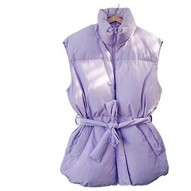 & Other Stories Oversized Down Vest Purple Purple