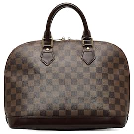 Louis Vuitton-Louis Vuitton Brown Damier Ebene Alma PM-Marron