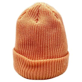 Supreme-***SUPREMO (Supremo)  berretto con logo a scatola piccola berretto con logo a scatola piccola berretto in maglia berretto in maglia-Arancione