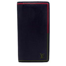 Louis Vuitton-Louis Vuitton Brazza (cuir Taïga)-Navy blue