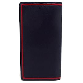 Louis Vuitton-Louis Vuitton Brazza (cuir Taïga)-Navy blue