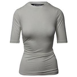 Camiseta Jacquemus Le Souk de Lyocell Blanco Blanco