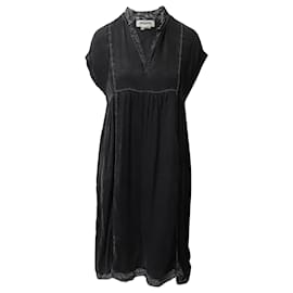 Zadig & Voltaire-Zadig & Voltaire Rastana-Kleid aus schwarzem Lyocell-Schwarz
