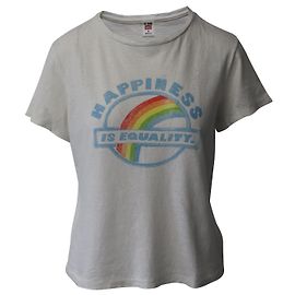 Re/Done RE/Camiseta clásica de algodón con gráfico Equality de Done x Hanes en algodón blanco Otro