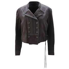 Dries Van Noten Blazer con petto foderato Dries Van Noted in cotone nero Nero