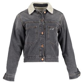 Isabel Marant Etoile Jaqueta 'Endless' com detalhes em jeans cinza Marrom
