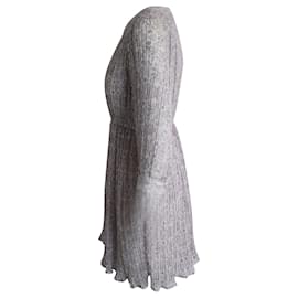 Anine Bing-Anine Bing Plissiertes Kleid aus Polyester mit Blumendruck-Andere