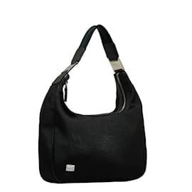 Gucci-Canvas Shoulder Bag 145757-Black