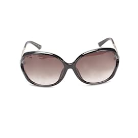 Gucci-Übergroße getönte Sonnenbrille-Schwarz
