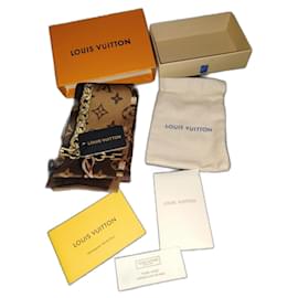 Louis Vuitton-Scarves-Brown,White