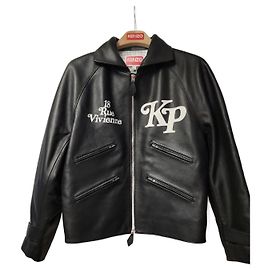 Autre Marque KENZO by Verdy unisex motorcycle jacket. Black