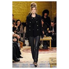 Chanel-Nuevo París / Pantalones con mosaico y logo CC de Byzance-Negro