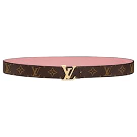 Louis Vuitton-LV Initials 30mm reversible belt-Pink