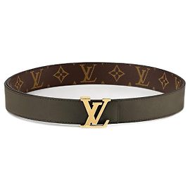 Louis Vuitton LV Initials 30mm reversible belt Khaki
