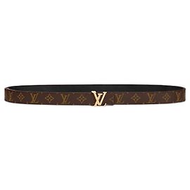 Louis Vuitton LV icónico 25cinturón reversible mm Negro
