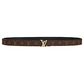 Louis Vuitton-LV icónico 25cinturón reversible mm-Negro