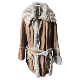 Joseph shearling coat White Beige Light brown