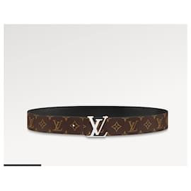 Louis Vuitton-LV Initiales 40MM REVERSIBLE-Castaño