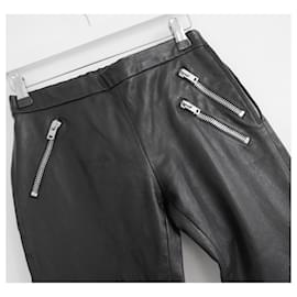 Joseph-Joseph Spark leather biker trousers-Black