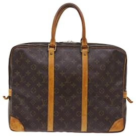 Louis Vuitton-LOUIS VUITTON Monograma Porte Documentos Voyage Business Bag M52005 Autenticação de LV 55369-Monograma