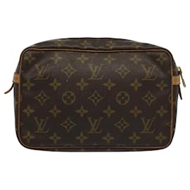 Louis Vuitton-Louis Vuitton Monogram Compiegne 23 Clutch Bag M51847 LV Auth am5056-Monogram