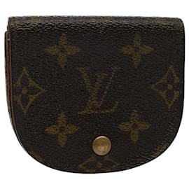 Louis Vuitton-LOUIS VUITTON Portamonete con monogramma Porte Monnaie Guze M61970 LV Aut 56124-Monogramma