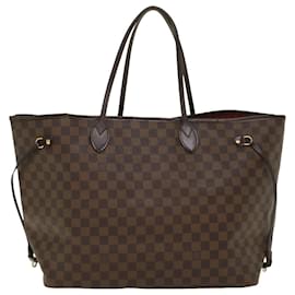 Louis Vuitton-LOUIS VUITTON Damier Ebene Neverfull GM Tote Bag N51106 LV Auth 55081-Other