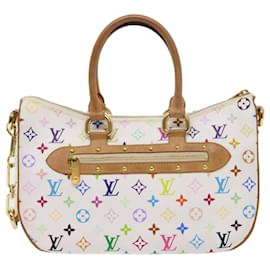 Louis Vuitton-LOUIS VUITTON Monogram Multicolor Rita Hand Bag 2Way White M40125 LV Auth 55579a-White