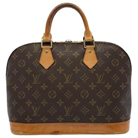 Louis Vuitton-Bolsa de mão M LOUIS VUITTON com monograma Alma M51130 Autenticação de LV 55637-Monograma