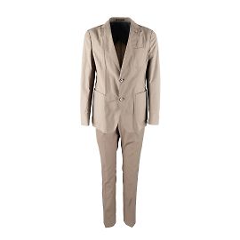 Autre Marque Traje Z Zegna de algodón Beige
