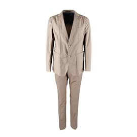 Autre Marque-Z Zegna Cotton Suit-Beige