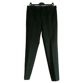 GIVENCHY Pantalon de costume noir TBE T48 Noir