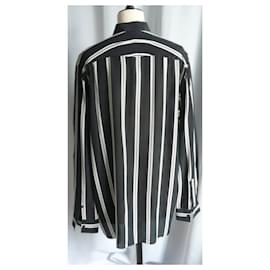 Givenchy-GIVENCHY Striped silk shirt Men T47-Multiple colors