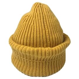 Moncler-***MONCLER (MONCLER)  8 Palm Angels Knit Hat-Yellow