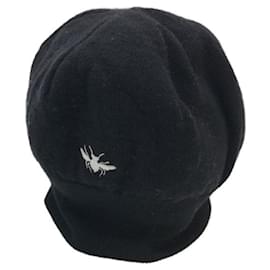 Autre Marque-***DIOR HOMME (DIOR HOMME)  BEE embroidery knit cap-Black