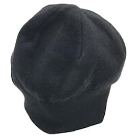 Autre Marque-***DIOR HOMME (DIOR HOMME)  Bonnet en tricot brodé BEE-Noir