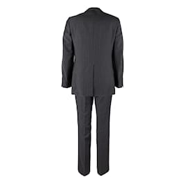 Gucci-Gucci Pinstripe Suit-Grey