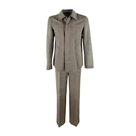 Maison Martin Margiela-Maison Margiela Herringbone Pattern Suit-Khaki
