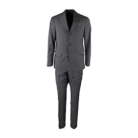 Boglioli-Boglioli Pinstripe Suit-Grey