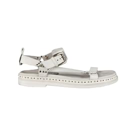 Autre Marque-Premiata Studded Strap Sandals-White