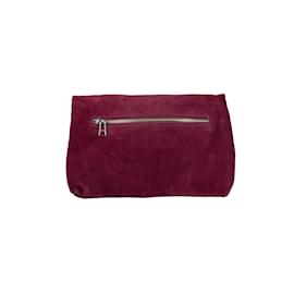 Zadig & Voltaire-Zadig&Voltaire Rocky Suede Shoulder Bag-Dark red