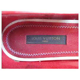 Louis Vuitton-ballerines Louis Vuitton p 39-Blanc,Rouge