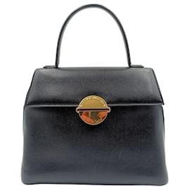 Givenchy-Vintage-Handtasche von Givenchy aus schwarzem Kaviarleder-Schwarz