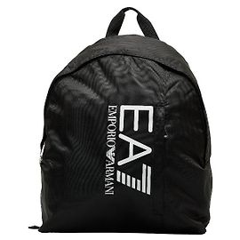 Emporio Armani EA7 Logo Nylon Backpack 275667 Black in Great Condition Black