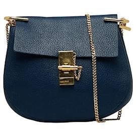 Chloé-Bolso De Hombro Drew Mediano De Piel-Negro